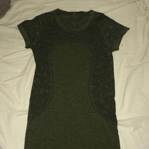 Olive Green Lululemon shirt